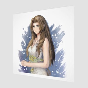 Aerith Loveless - Final Fantasy VII Rebirth - Impresión artística de edición limitada