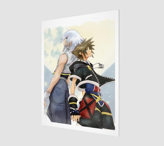 ソラとリク - キングダム ハーツ II - 限定版アートプリント - Etsy 日本