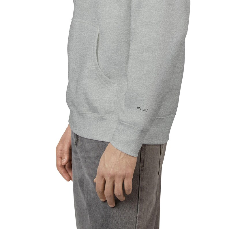 Unisex Fleece Hoodie: Cotton-Poly Blend with Kangaroo Pocket image 6