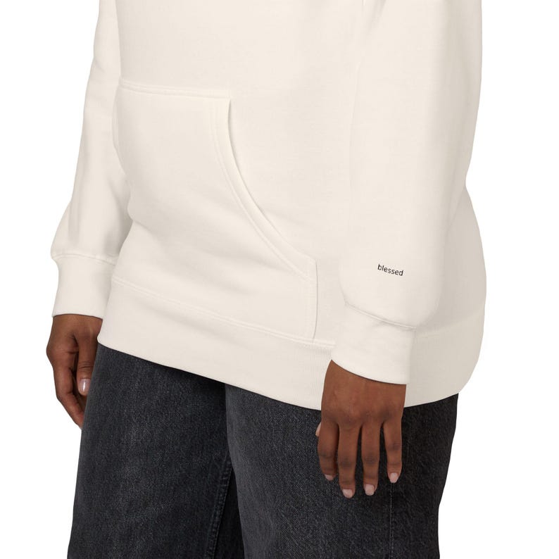 Unisex Fleece Hoodie: Cotton-Poly Blend with Kangaroo Pocket image 3