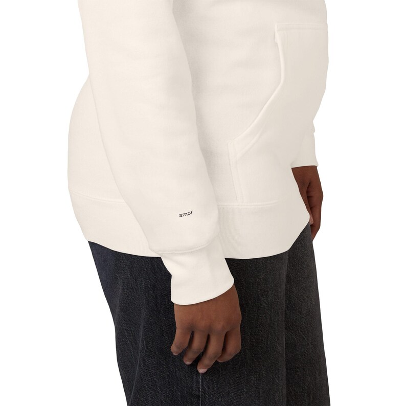 Unisex Fleece Hoodie: Cotton-Poly Blend with Kangaroo Pocket image 2