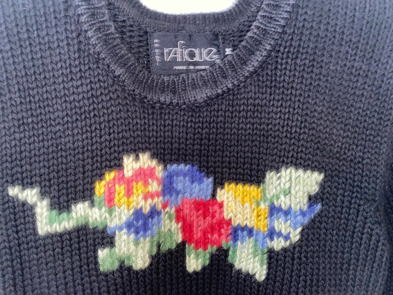 FLORAL KNIT SWEATER image 3