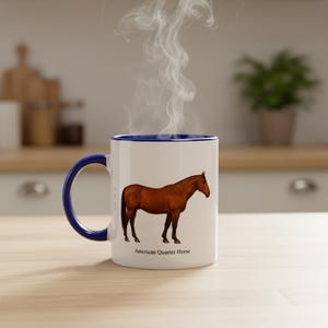 American Quarter Horse Tasse – personalisierbar für Westernreiter