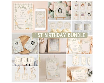 One Silly Goose Birthday Invite Goose First Birthday Party Decor One Silly Goose 1st Birthday Bundle Goose Theme Party Goose Birthday Decor