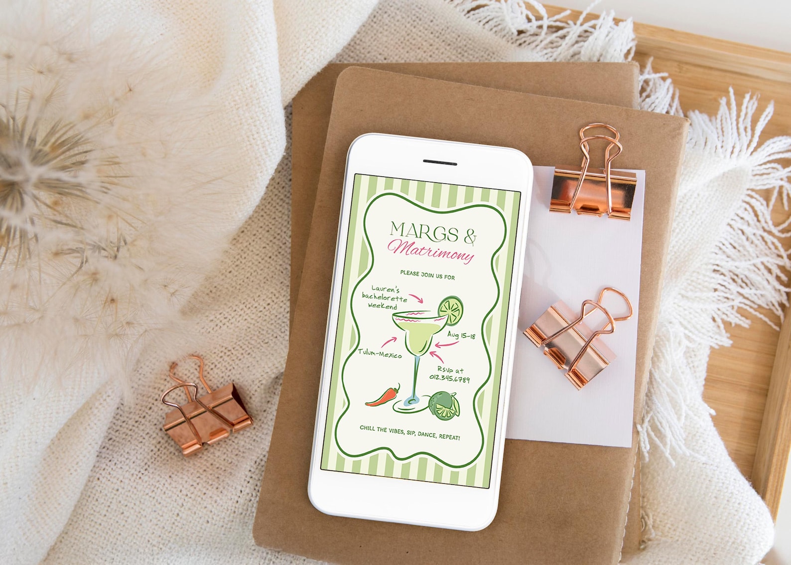 Margs and Matrimony Bachelorette Itinerary Template, Editable Tequila ...