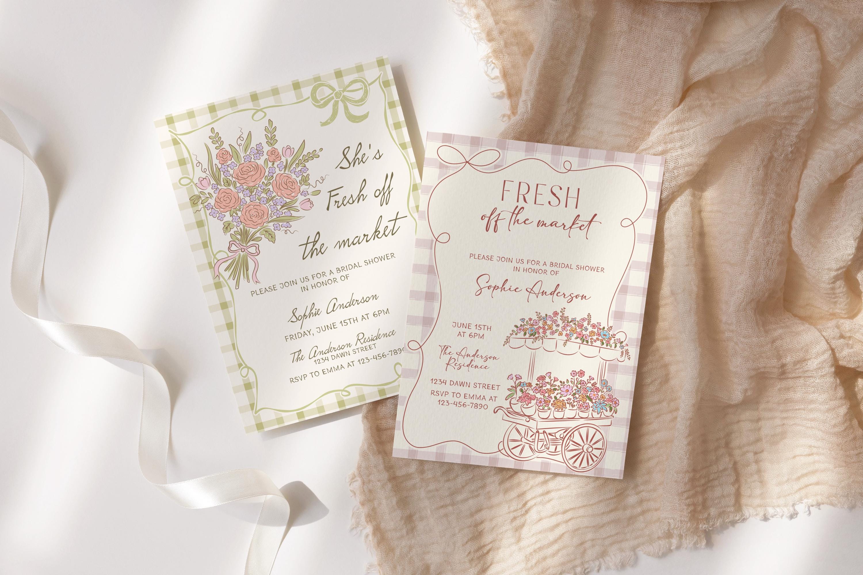 Fresh off the Market Bridal Shower