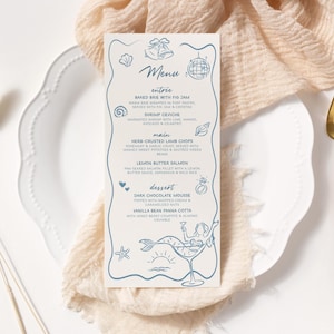 Seashells and Wedding Bells Bachelorette Itinerary Template, Beach Bachelorette Party Invitation, Coastal Last Toast Digital Invite B9 image 11