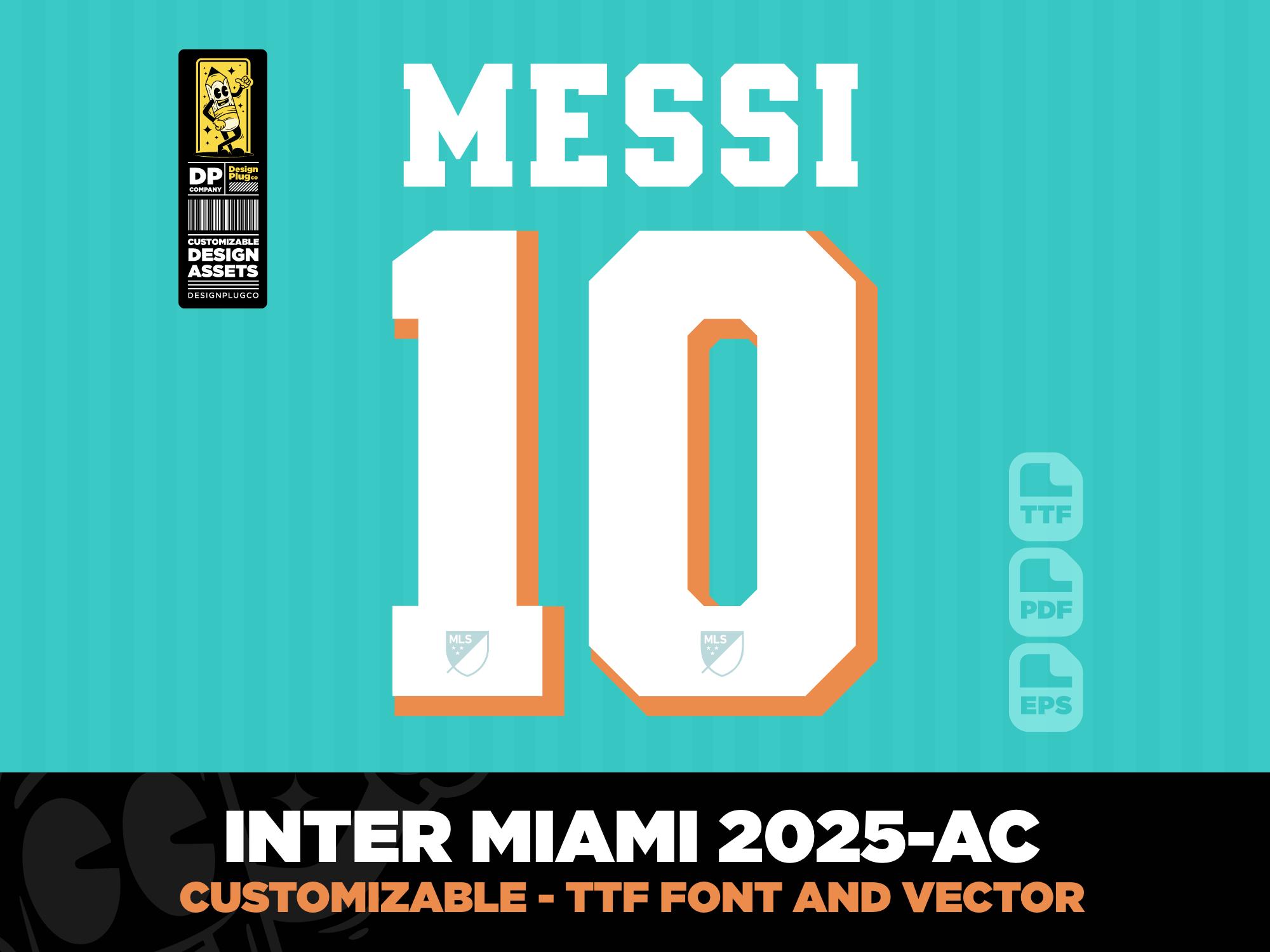 Flocage Messi #10 – Maillot Domicile Inter Miami 2024-2025 – Neuf