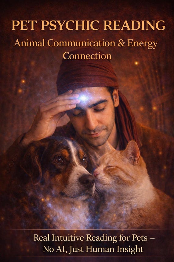 Pet Psychic Reading – Animal Communication & Energy Connection, Same Hour Intuitive Reading