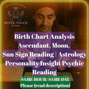 Vue d'ensemble du thème ascendant : Soleil et Lune | Guide spirituel du zodiaque et aperçu astrologique - Lecture du thème astral à la même heure