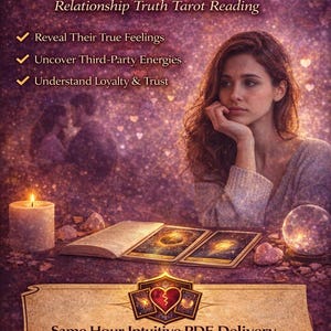 Relationship Truth Tarot Reading - Same Hour Intuitive PDF Delivery