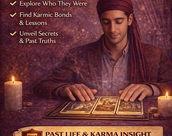 Past Life Tarot Reading – Karmic Insight, Spiritual Guidance (PDF)