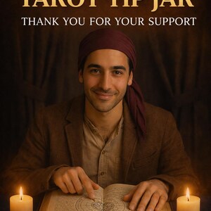 Tarot Tip Jar – Support & Appreciation for Intuitive Tarot and Spiritual Readings