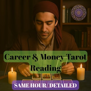 Lectura de Tarot de Carrera y Finanzas: Perspectiva Intuitiva para el Trabajo, Metas y Dirección de Vida / Personalizada a la Misma Hora