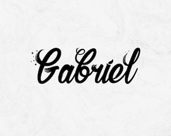 Benutzerdefinierter Name SVG, benutzerdefinierter Name Kalligraphie, benutzerdefinierter Name Png, benutzerdefinierter Text svg, Handlettered Name, schneidedatei mit benutzerdefiniertem Namen, Geburtstagsnamen svg
