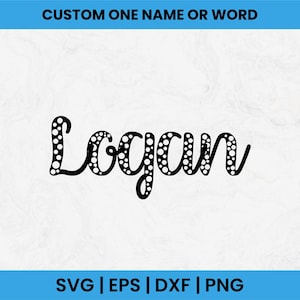 Custom Name SVG, Custom Name Calligraphy, Custom name Png, Custom Text Svg, Handlettered Name, Custom named cutting file, Birthday name Svg