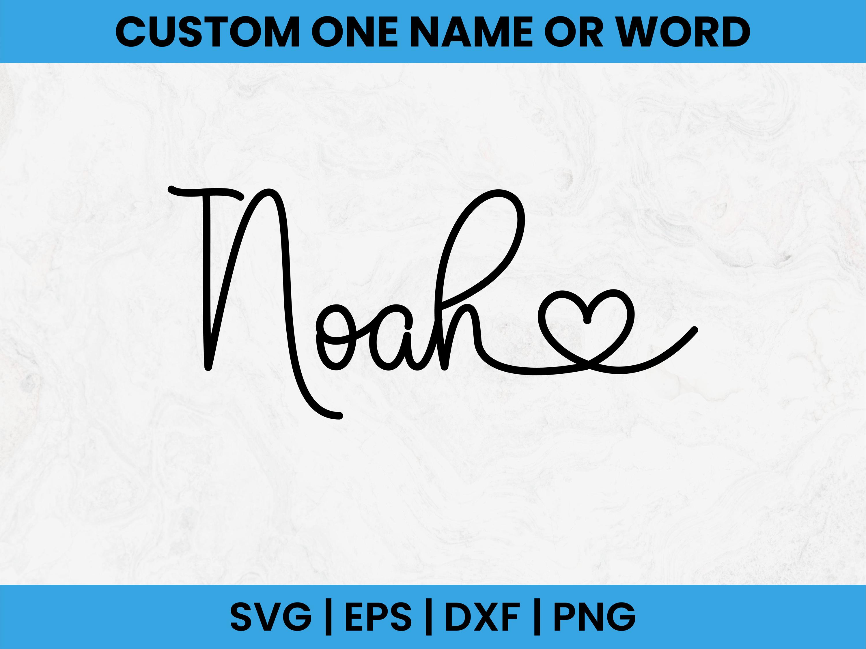 Custom Name SVG, Custom Name Calligraphy, Custom Name Png, Custom Text ...