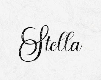 Benutzerdefinierter Name SVG, benutzerdefinierter Name Kalligraphie, benutzerdefinierter Name Png, benutzerdefinierter Text svg, Handlettered Name, schneidedatei mit benutzerdefiniertem Namen, Geburtstagsnamen svg