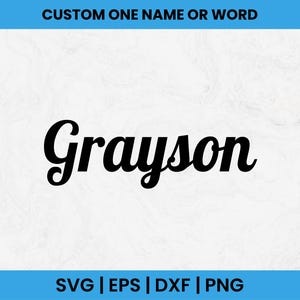 Custom Name, Custom Name Calligraphy, Custom name Png, Custom Text Svg, Handlettered Name, Custom name cut file, Custom Name Cursive