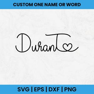 Custom Name SVG, Custom Name Calligraphy, Custom name Png, Custom Text Svg, Handlettered Name, Custom named cutting file, Birthday name Svg