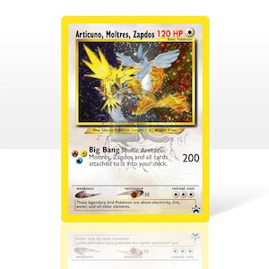 Articuno, Moltres, Zapdos - Carta personalizzata Pokémon - GCC