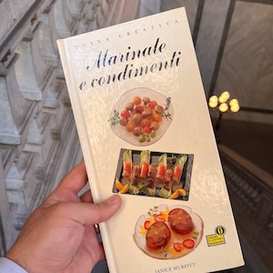 vintage Italian cookbook - authentic recipes for marinate and dressing