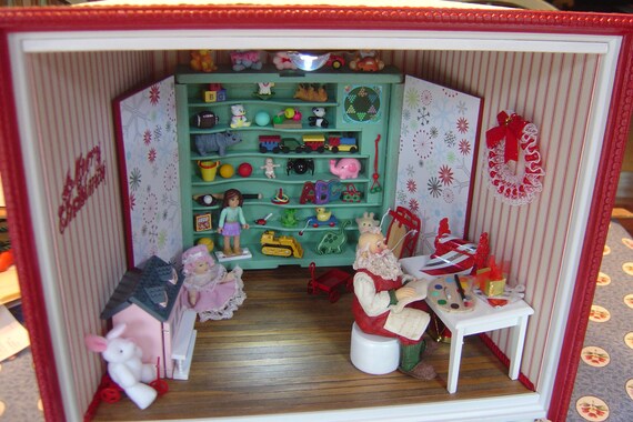 Miniature Santa S Toy Shop 1 12 Scale