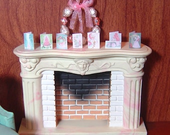 Dollhouse 10 Christmas Cards Miniature 1:12