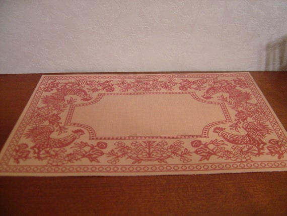 50 Cm X 2/" 5 Cm Rojo//Verde 1//12 Casa De Muñecas Tejido Escalera Alfombra turca 19 3//4/"