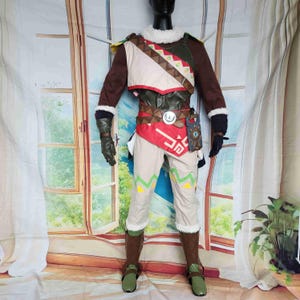 Link Cosplay Costume Suit The Legend of Zelda: Tears of the Kingdom Cosplay Outfit Snowquill Version