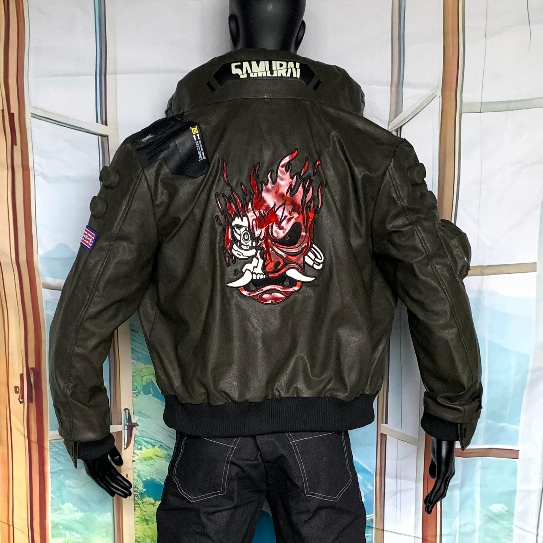 Cyberpunk Jacket Led Collar - Etsy