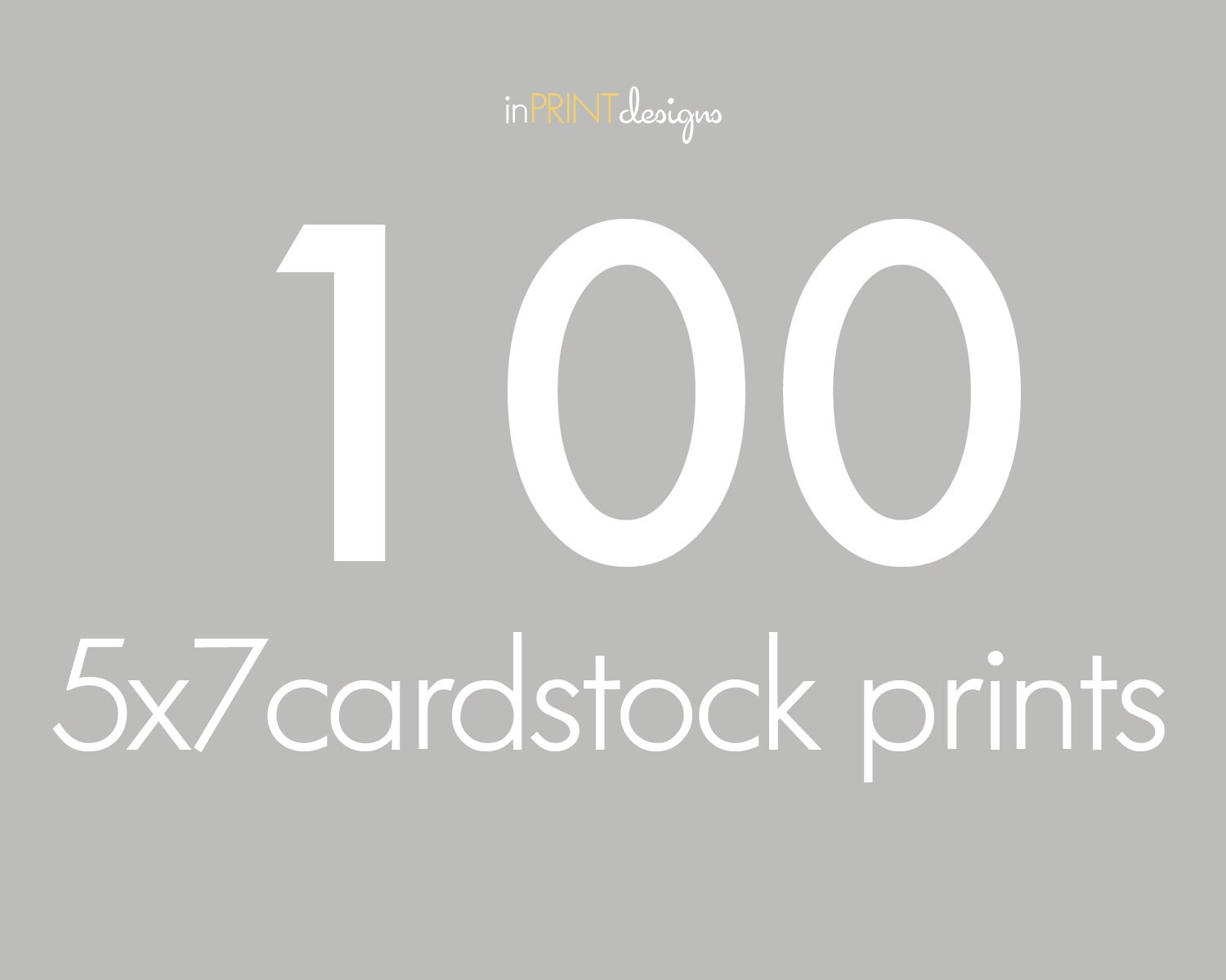 100 5x7 Cardstock Press Printed Cards envelopes included Etsy