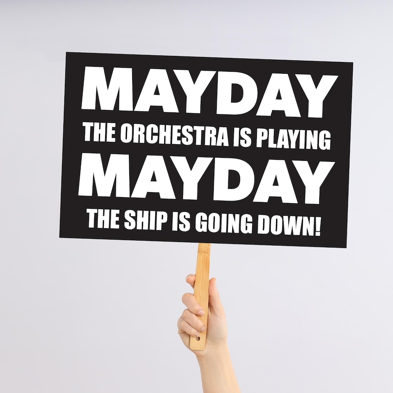 Mayday 17x11 Printable Protest Sign - Etsy