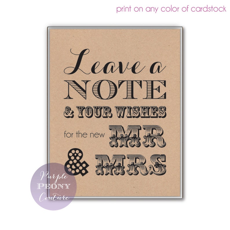 Wedding Guest Book Sign Printable PDF INSTANT DOWNLOAD - Etsy