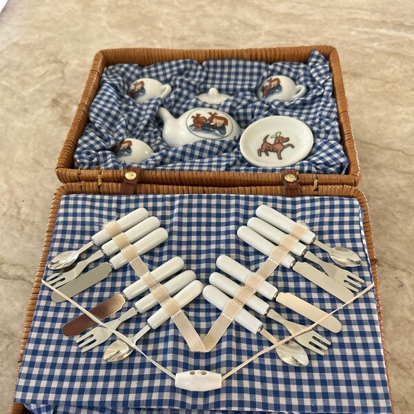 Mini Picnic Basket Etsy