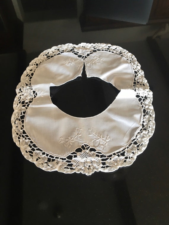 Vintage Lace & Crochet  Collar - image 4