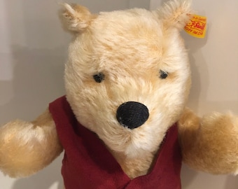 Vintage STEIFF Winnie the Pooh Miniature Set Limited Edition