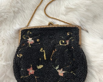 Vintage 1930s Beaded Evening Bag