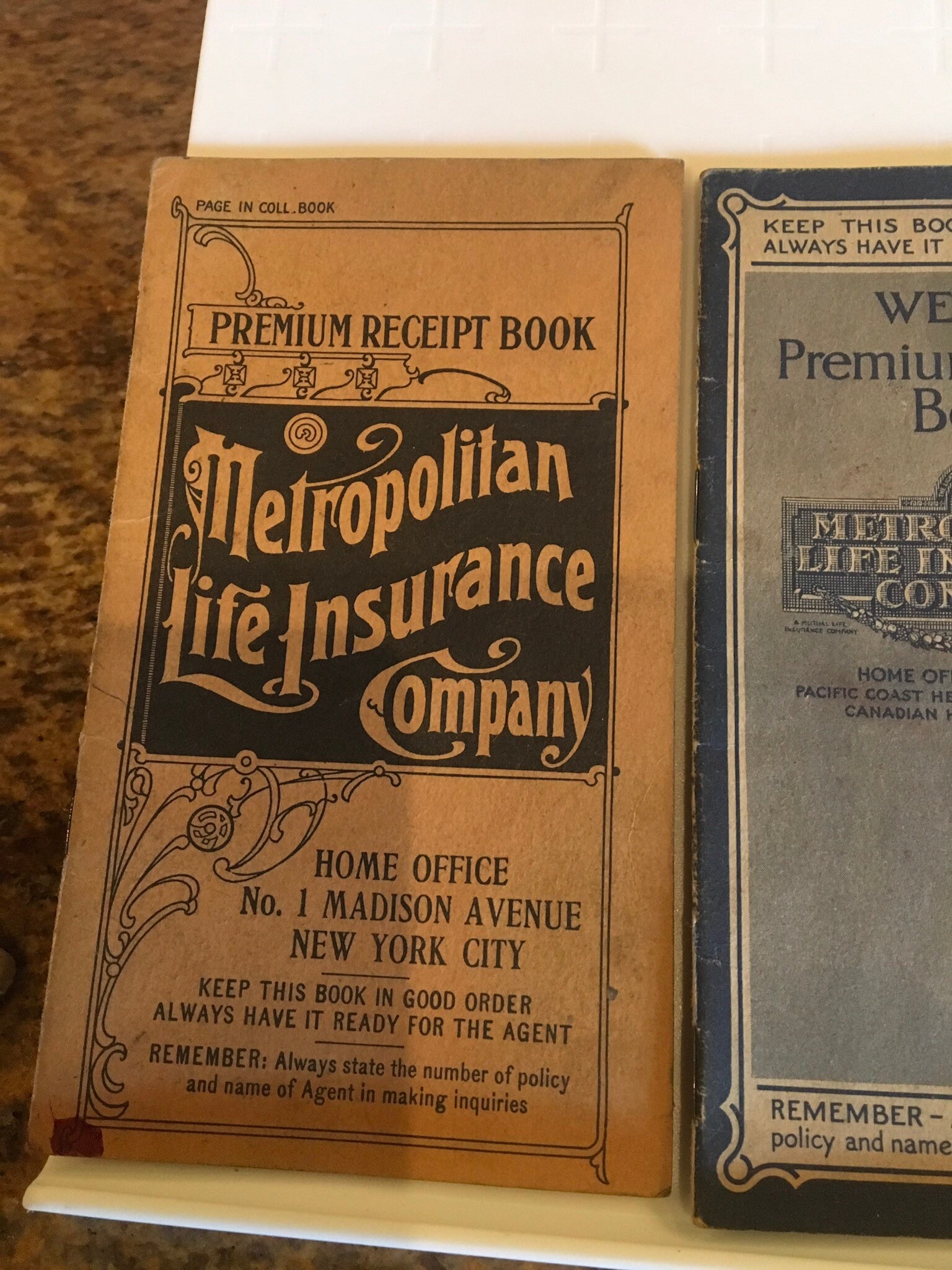Vintage Metrapolitan Life Insurance Memorabilia Etsy