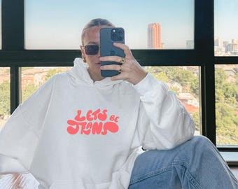 Lets Be Trans Hoodie - Trans Pride, Trans Rights, LGBTQ, Transgender Sweatshirt, Queer, Gifts, Subtle Pride, Gender Neutral