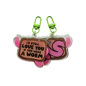 Lovely Worm Keychain