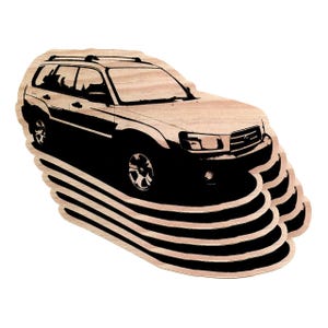 5-pack: 2005 Subaru Forester 2.5X - 4-inch Sticker