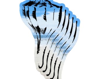 5er-Pack: Blitzschnecke - 4-inch Sticker
