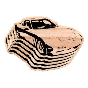 5-pack: 1993 Mazda RX-7 FD - 4-inch Sticker