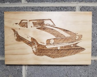 QDTrade Plaque en métal vintage humoristique 1968 Camaro Z28 30,5 x 40,6 cm