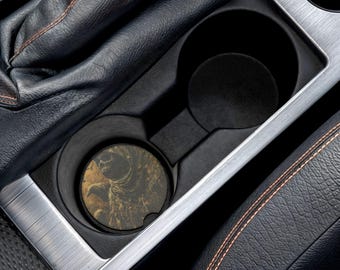 Tödliches Omen Auto Untersetzer, Stilvolles Auto-Dekor, Einzigartiges Geschenk für Fahrer, Funktionale Kunst für jeden Anlass, Road Trip Essential, Auto Must Have
