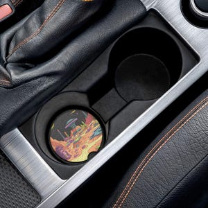 Martian Multiverse Auto-Untersetzer, Getränkehalter mit Weltraum-Thema, Einzigartiges Geschenk für Sci-Fi-Liebhaber, Autozubehör, Wohnkultur, Sammlerstücke