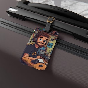 Hobbies and Interests Luggage Tag, Perfect Travel Accessory for Gamers, Personalized Travel Gift, Geeky Baggage Tag, Adventure Luggage ID