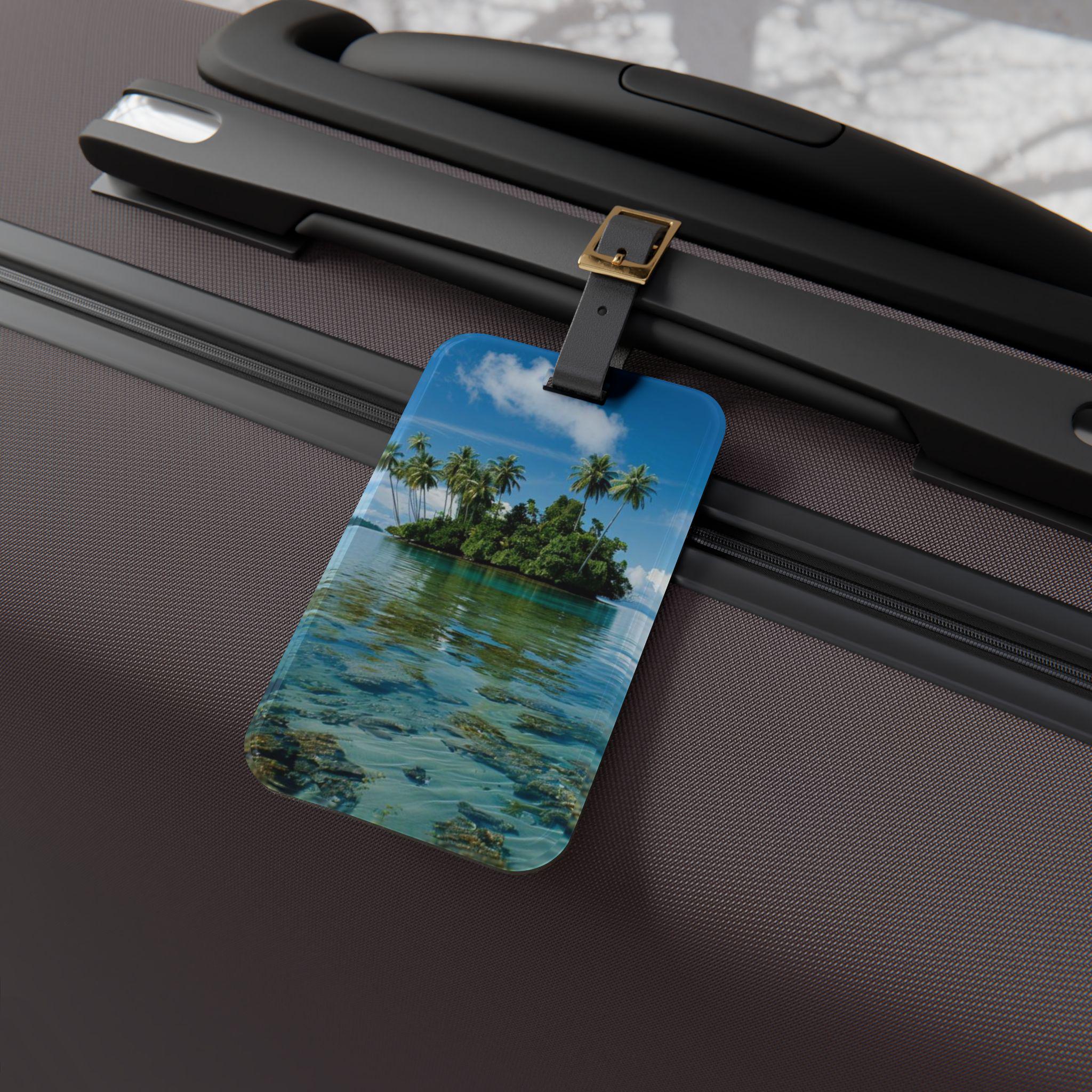 Pacific Islands Luggage Tag | Travel Accessory, Vacation Gift