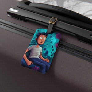 Digestive Relief Luggage Tag - Travel Accessory for Adventurers, Perfect Gift for Travelers, Unique Baggage Identifier, Fun Vacation